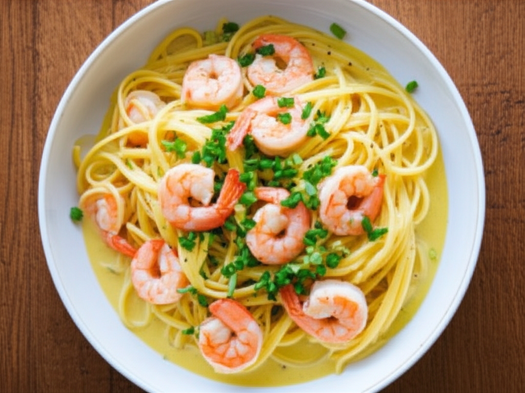 Garlic Shrimp Pasta